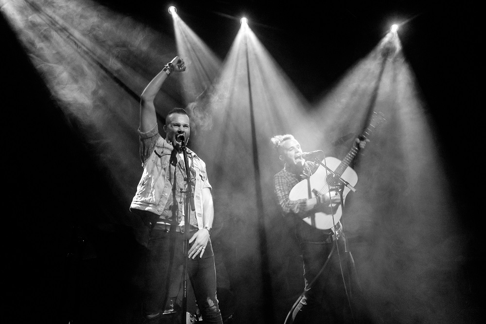 The Two Romans at the turnhalle in Bern, Switzerland.
