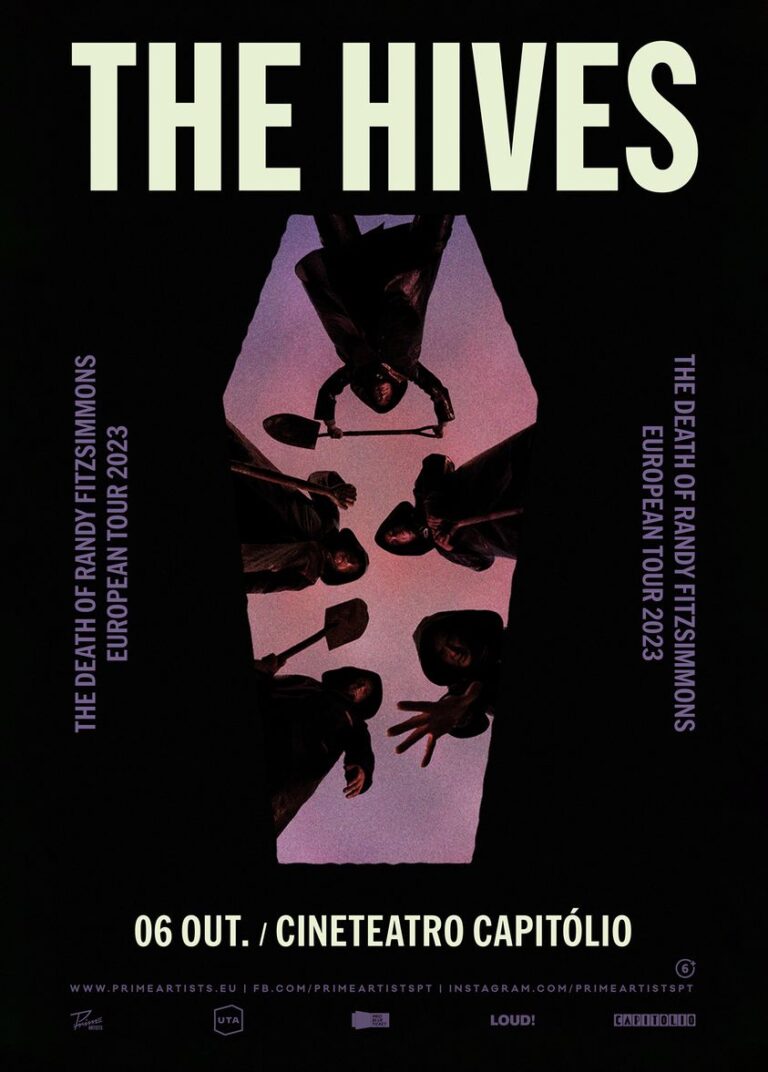 The Hives live at Cineteatro Capitólio, Lisbon 1 The Hives live poster in Lisbon