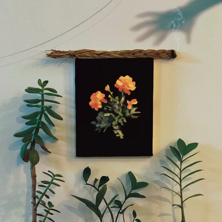 WHY?’s 'The Well I Fell Into': Beautiful Melancholia 1 Album cover of 'The Well I Fell Into', a painting on a wall