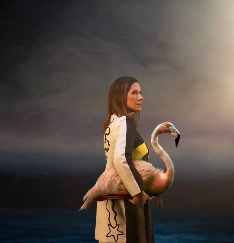 40 Years in the Making: Kim Deal's Nobody Loves You More Reviewed 2 Kim Deal photo shoot with flamingo in hand.